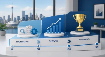 The Proven 90-Day SEO Framework: How an SEO Agency Toronto Scales Canadian SMBs